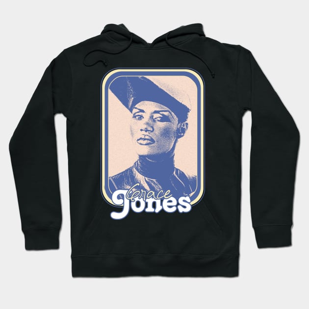 Grace Jones // Retro 80s Aesthetic Fan Design Hoodie by DankFutura